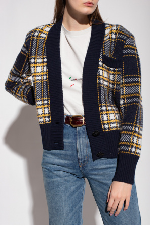 Saint Laurent Checked cardigan