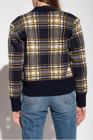 Saint Laurent Checked cardigan