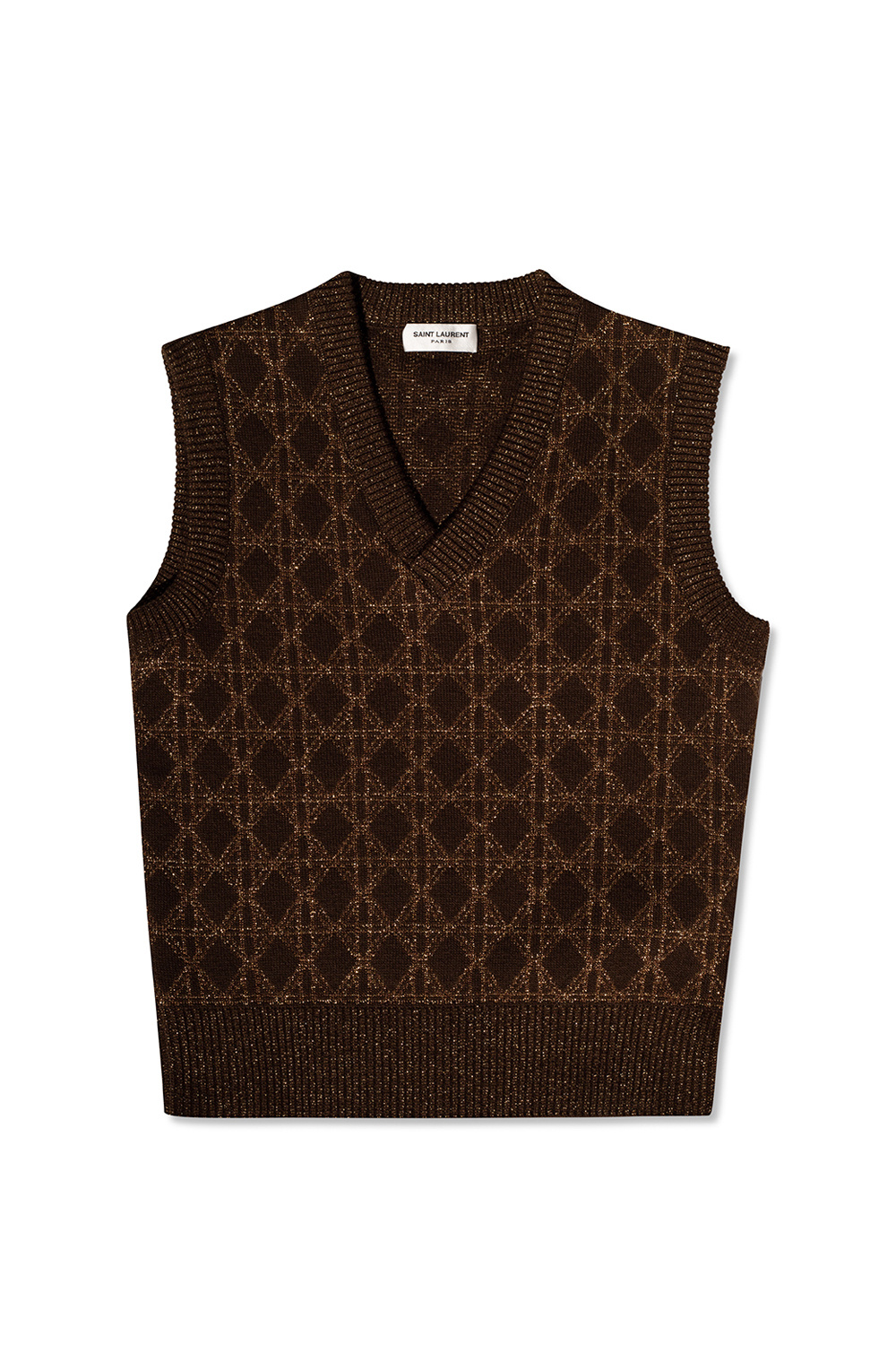 Saint Laurent Vest with lurex yarn