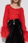 Gucci Sweater with ostrich feathers