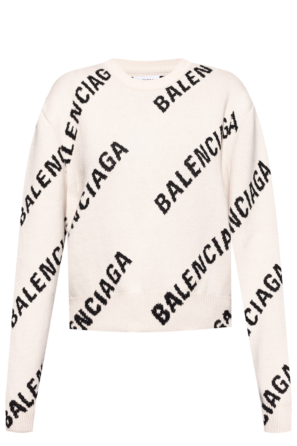 IetpShops Cambodia - New Love Club embroidered dolphin t-shirt - Cream  Sweater with logo Balenciaga