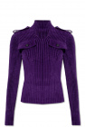 bottega pearl-embellished Veneta Ribbed sweater