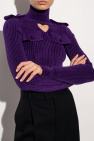 bottega pearl-embellished Veneta Ribbed sweater