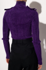 bottega pearl-embellished Veneta Ribbed sweater