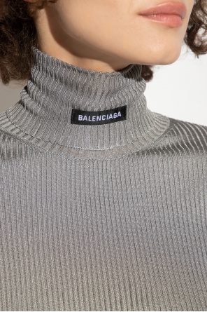 Balenciaga Ribbed turtleneck sweater