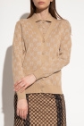 Gucci beige Cardigan with monogram
