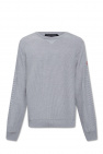 Grey Petite California Racer Print Sweatshirt