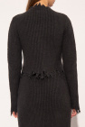 Balenciaga Raw-trimmed sweater