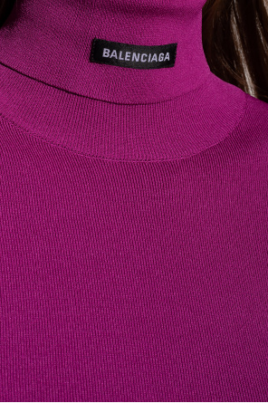 Balenciaga Turtleneck sweater Pure with logo
