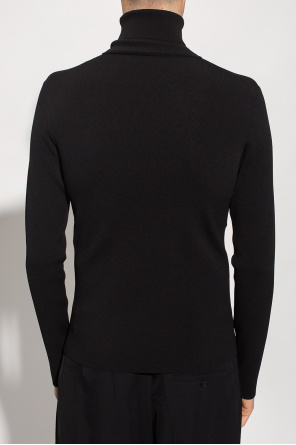 Balenciaga Black cotton small collar shirt from Dolce & Gabbana