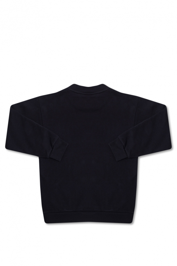 Balenciaga Kids Man Knitted Standart Fit Crew Neck T-Shirt