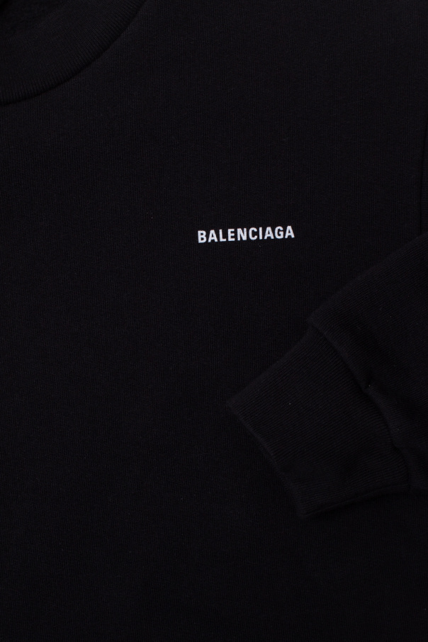 Balenciaga Kids rossignol oversized logo print t shirt item