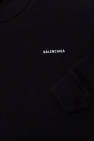 Balenciaga Kids Brave Soul Pullover mit Rundhalsausschnitt in Schiefergrau aus 100% recyceltem Polyester