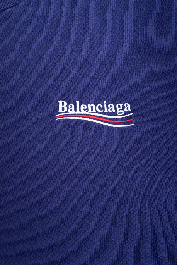 Balenciaga Kids Stone Island Compass badge cotton hoodie