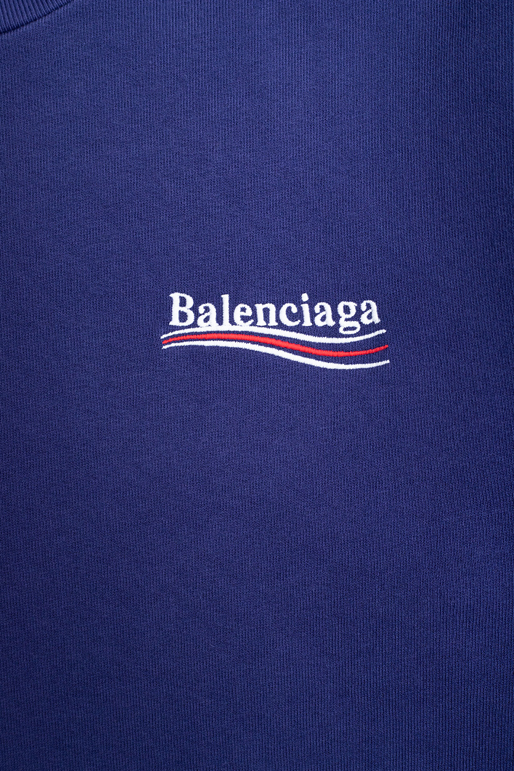 Balenciaga Kids Svart sweatshirt med regnbågsfärgad logga och kontrasterande sömmar