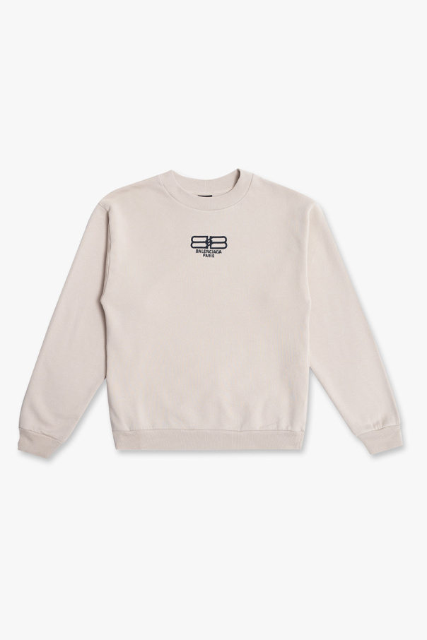 Balenciaga Kids sweatshirt corduroy with logo