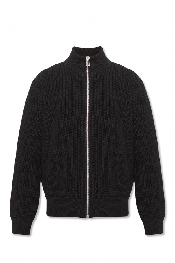 Bottega Veneta Zip-up sweater with standing collar
