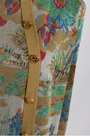 Gucci xdbgs Jacquard cardigan from the ‘Gucci xdbgs Tiger’ collection