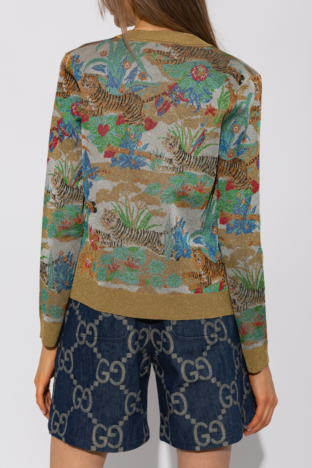 Gucci Jacquard cardigan from the ‘Gucci Tiger’ collection