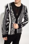 Saint Laurent Cardigan with animal pattern