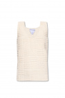 Bottega Veneta Tank top with jacquard pattern