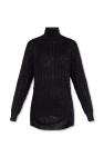 Balenciaga Silk oversize turtleneck sweater