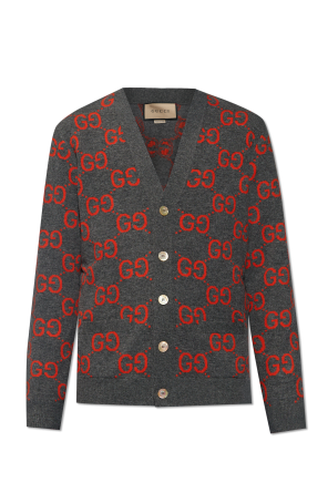 gucci logo printed buttoned shirt item