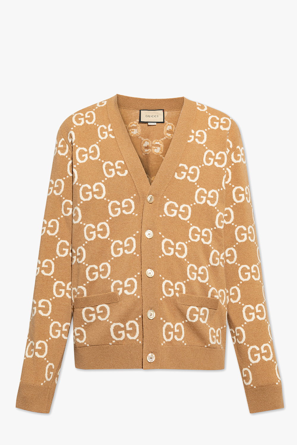 Gucci Wool cardigan with monogram