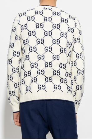 gucci track Sweater with ‘GG’ pattern