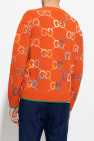 Gucci ORANGE Sweater with ‘GG’ pattern