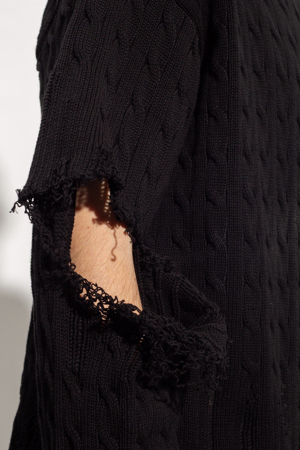 Balenciaga Low Brand panelled zip-up hoodie