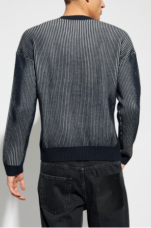 Emporio Armani Sweter w paski