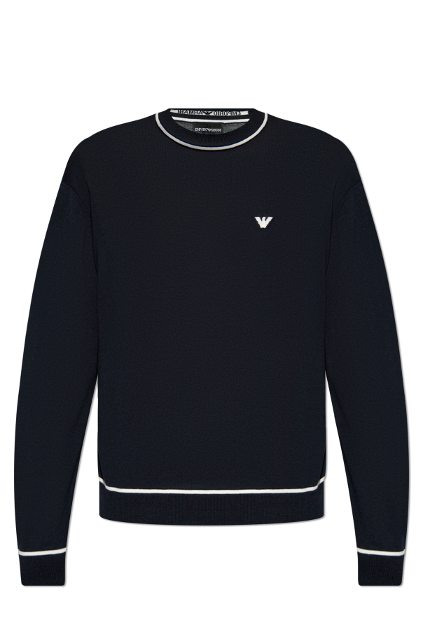 Emporio Armani Sweter z logo