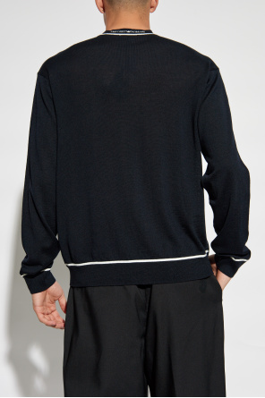 Emporio Armani Sweter z logo