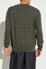 Emporio Armani GREY Wool sweater with monogram