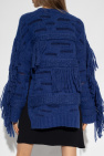 Stella McCartney BLUE Sweater with fringes