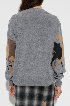 Stella McCartney Jersey de lana con diseño decorativo
