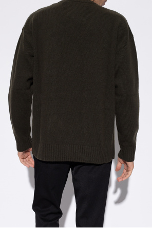 Emporio Armani Patched wool sweater