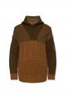 Emporio Armani BROWN Wool hooded sweater