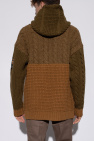 Emporio Armani BROWN Wool hooded sweater
