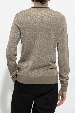 Emporio blouse Armani Monogrammed turtleneck sweater