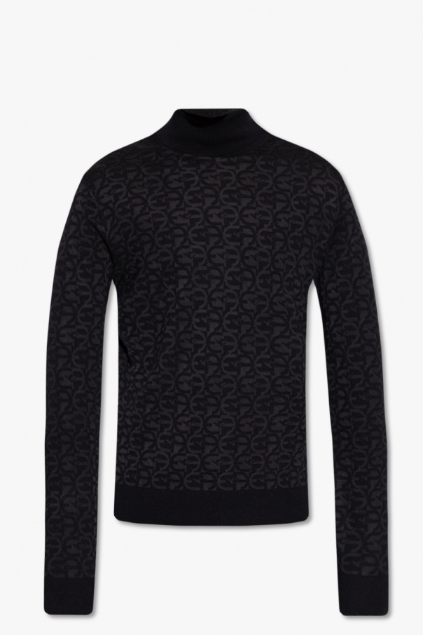 Emporio armani XM993 Monogrammed turtleneck sweater