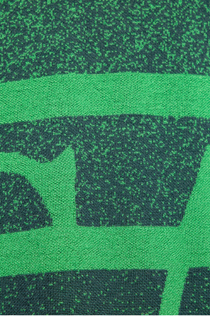 Emporio armani rhinestone-logo Wool sweater with logo