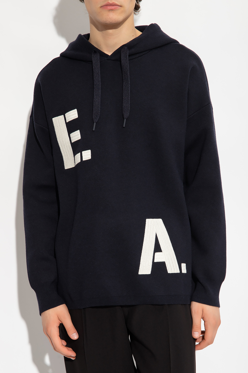 Emporio armani ea7 Hoodie with patches