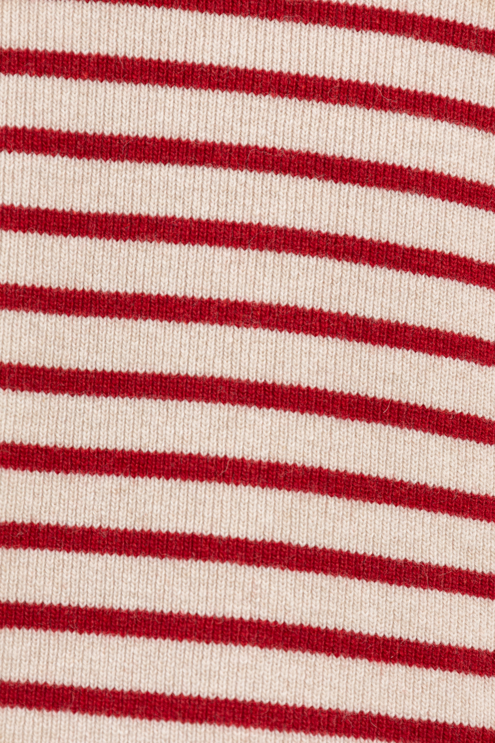 Emporio monogram-buttoned armani Striped sweater