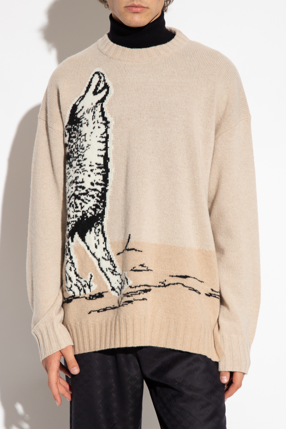 Emporio Armani Sweater with animal motif