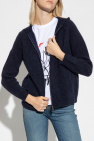 Emporio Armani NAVY BLUE Wool hoodie