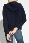 Emporio Armani NAVY BLUE Wool hoodie