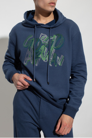 Giorgio armani SHOULDER The ‘Sustainable’ rise hoodie