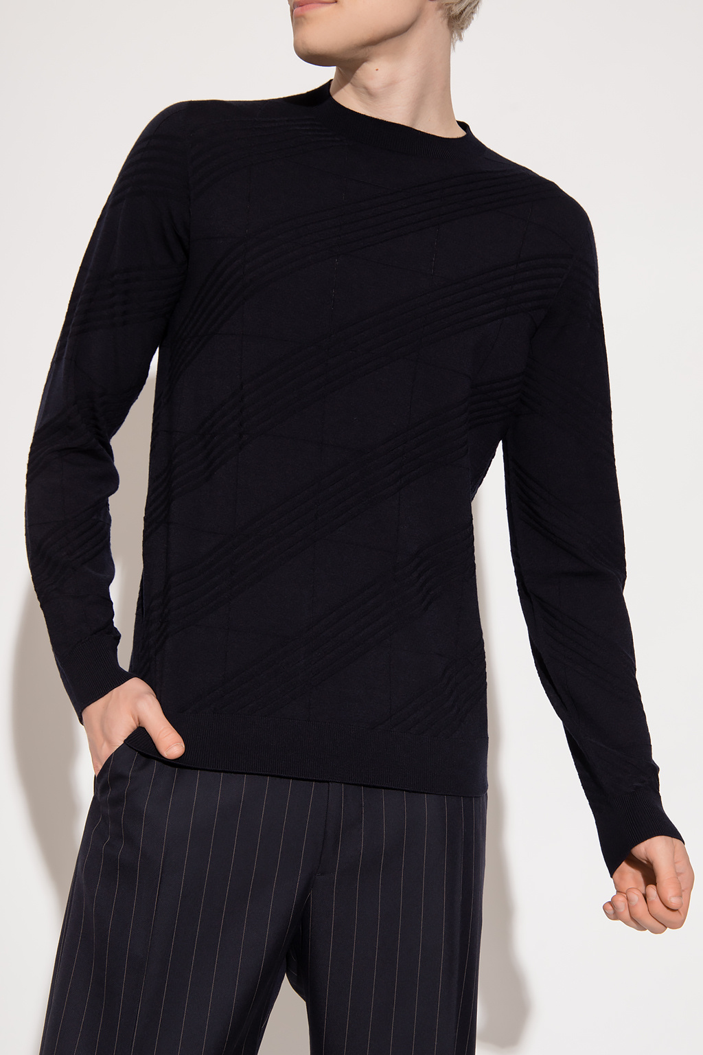Giorgio Orange armani Wool sweater